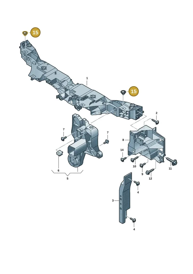 85H863275 — Audi Q6 e-tron (2023-2025) diagram f5s805000, position 15