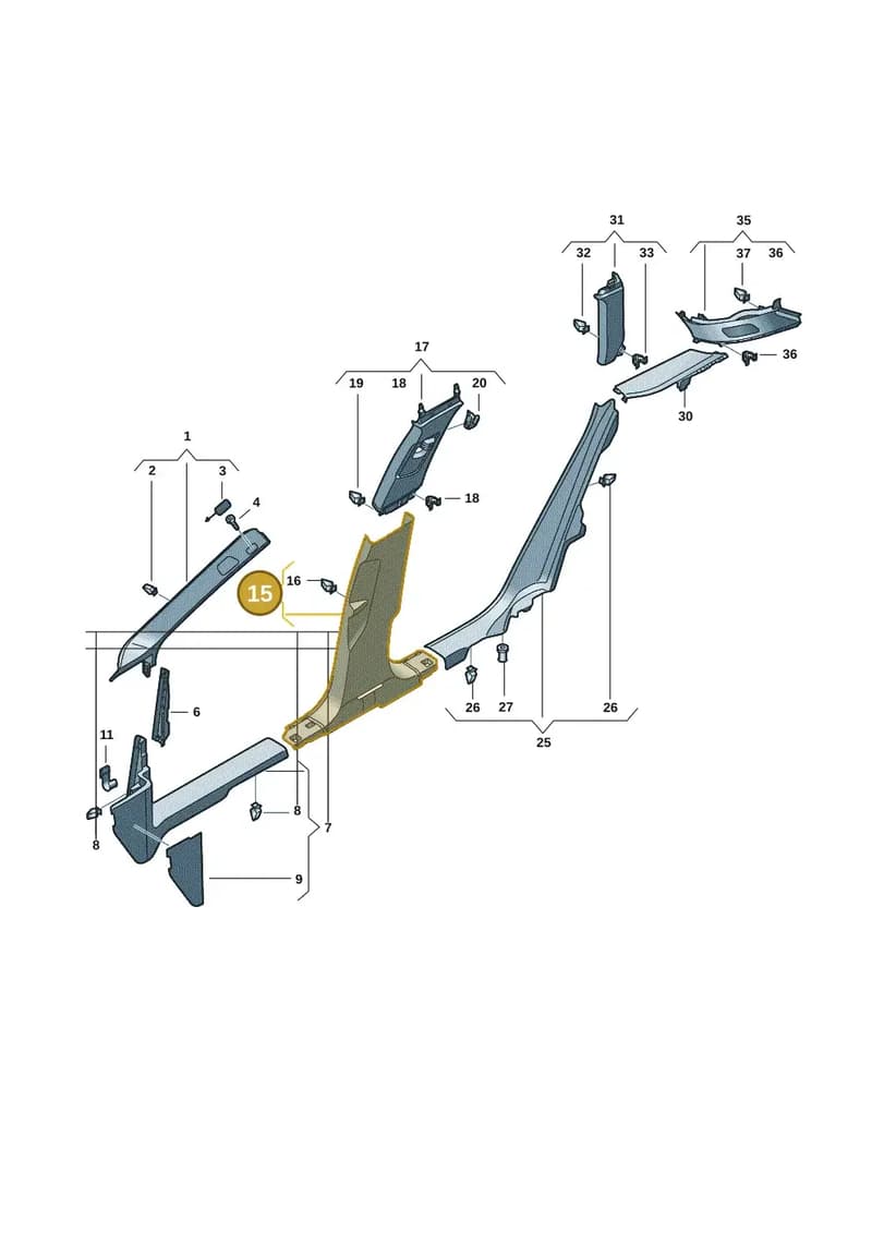 85H867240A4PK — Audi Q6 e-tron (2023-2025) diagram f5s867650, position 15