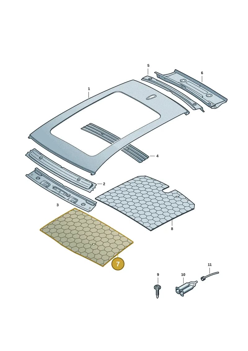 85H867523 — Audi Q6 e-tron (2023-2025) diagram f5s817000, position 7