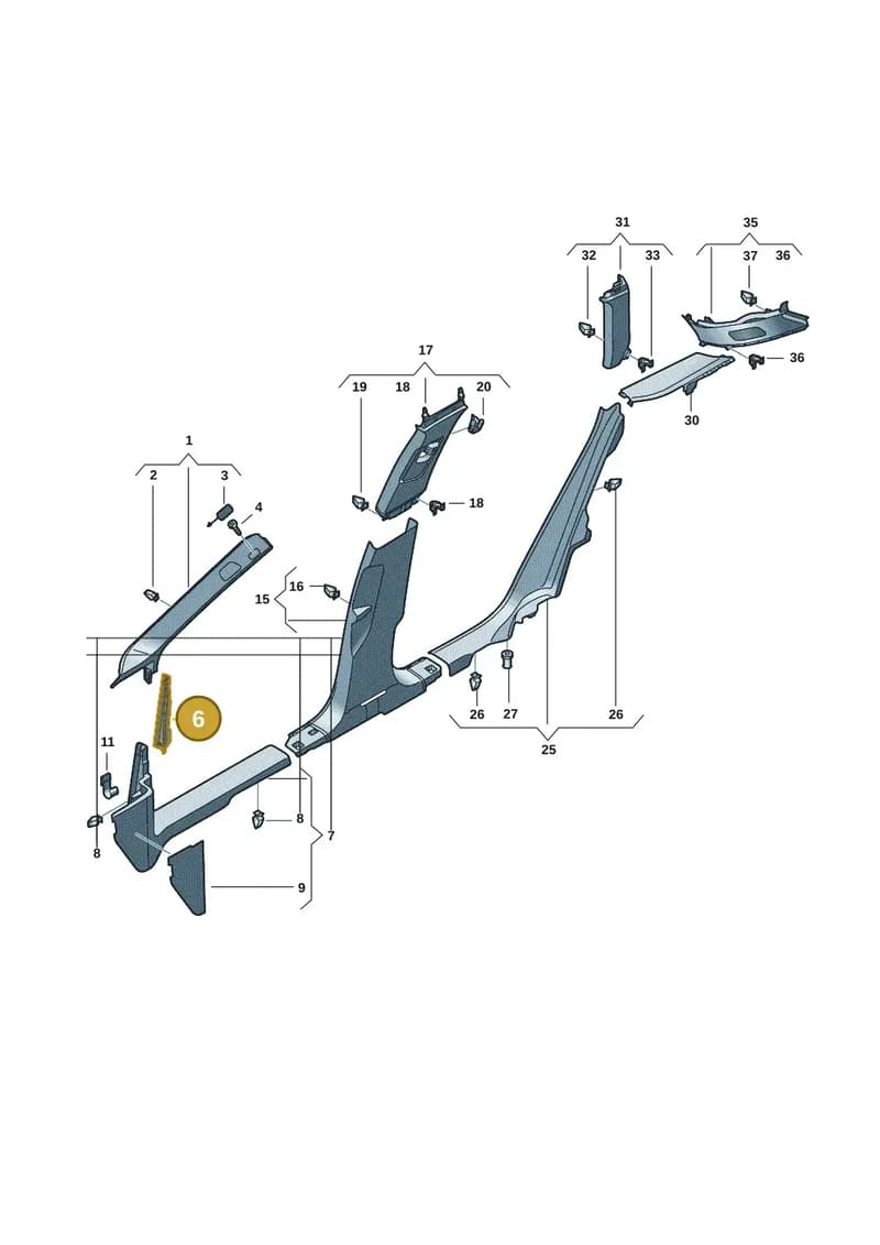 85H8682044PK — Audi Q6 e-tron (2023-2025) diagram f5s867650, position 6