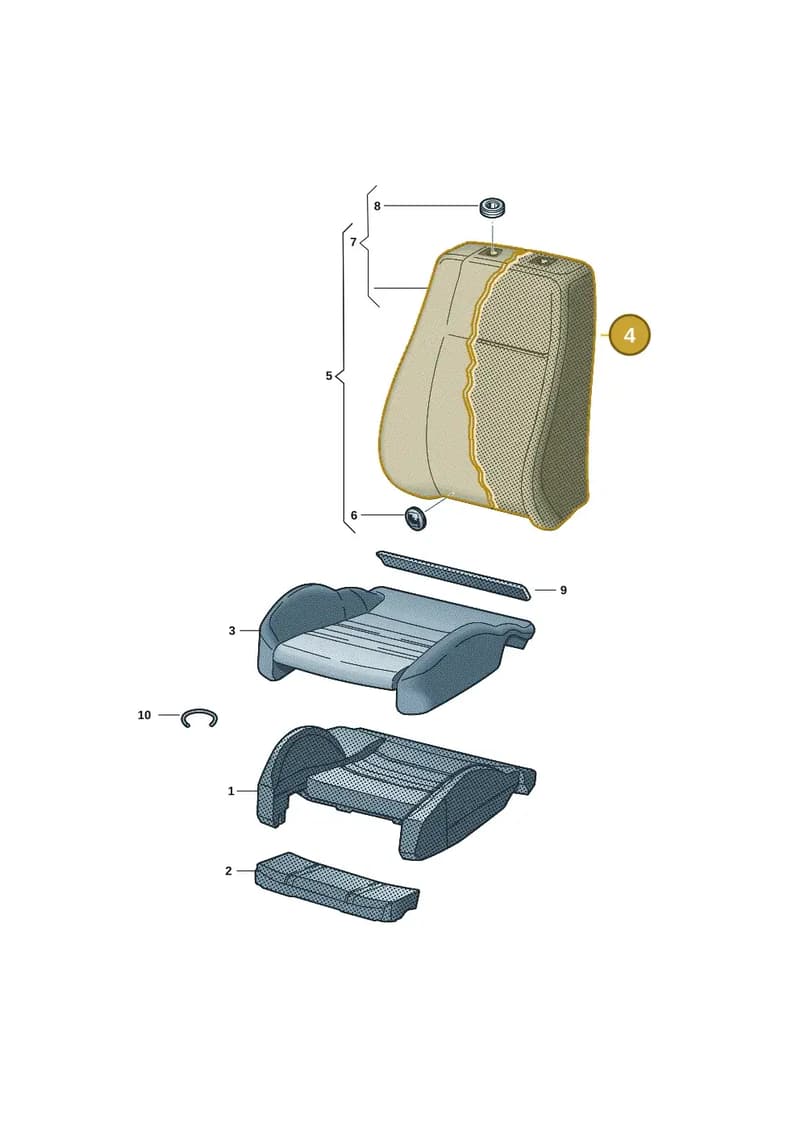 85H881776B — Audi Q6 e-tron (2023-2025) diagram f5s881600, position 4