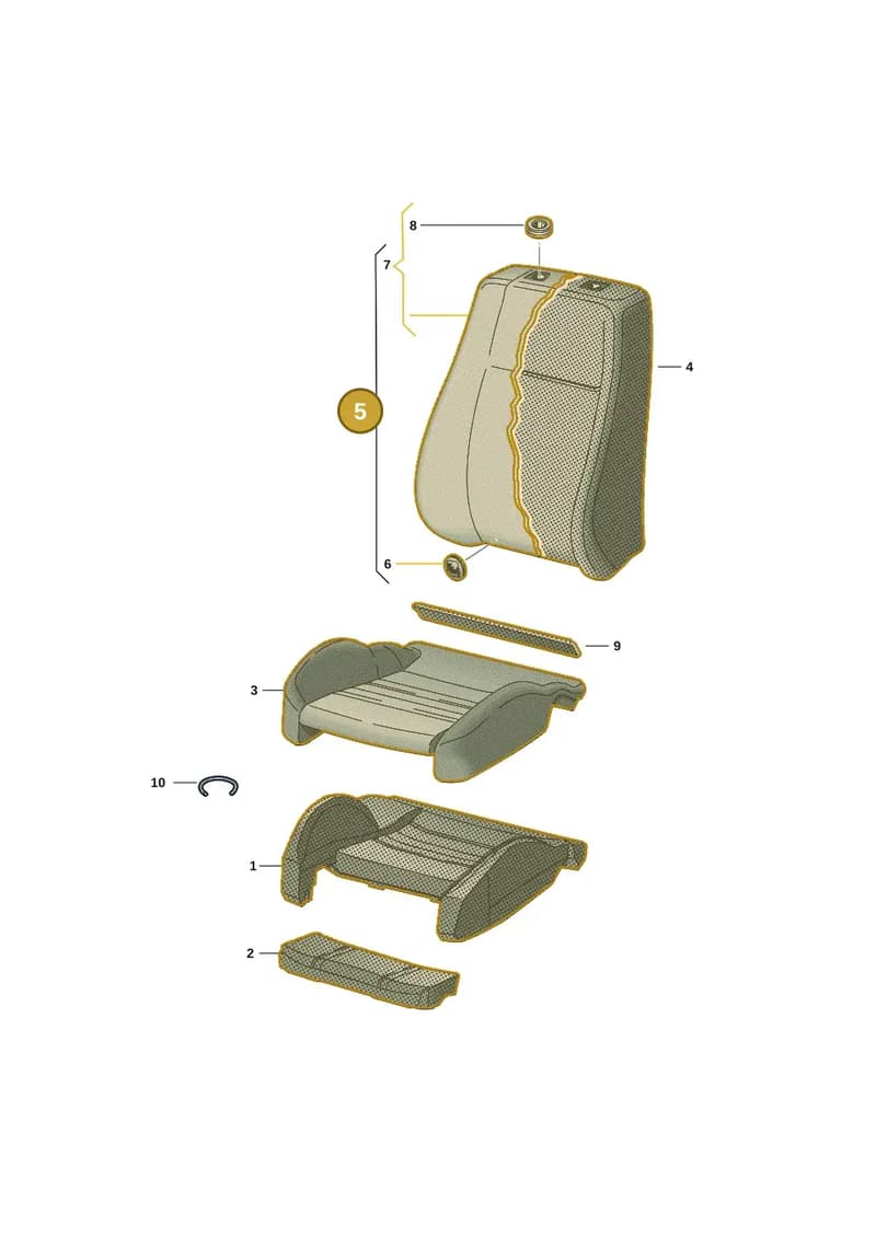 85H881801RIVN — Audi Q6 e-tron (2023-2025) diagram f5s881600, position 5