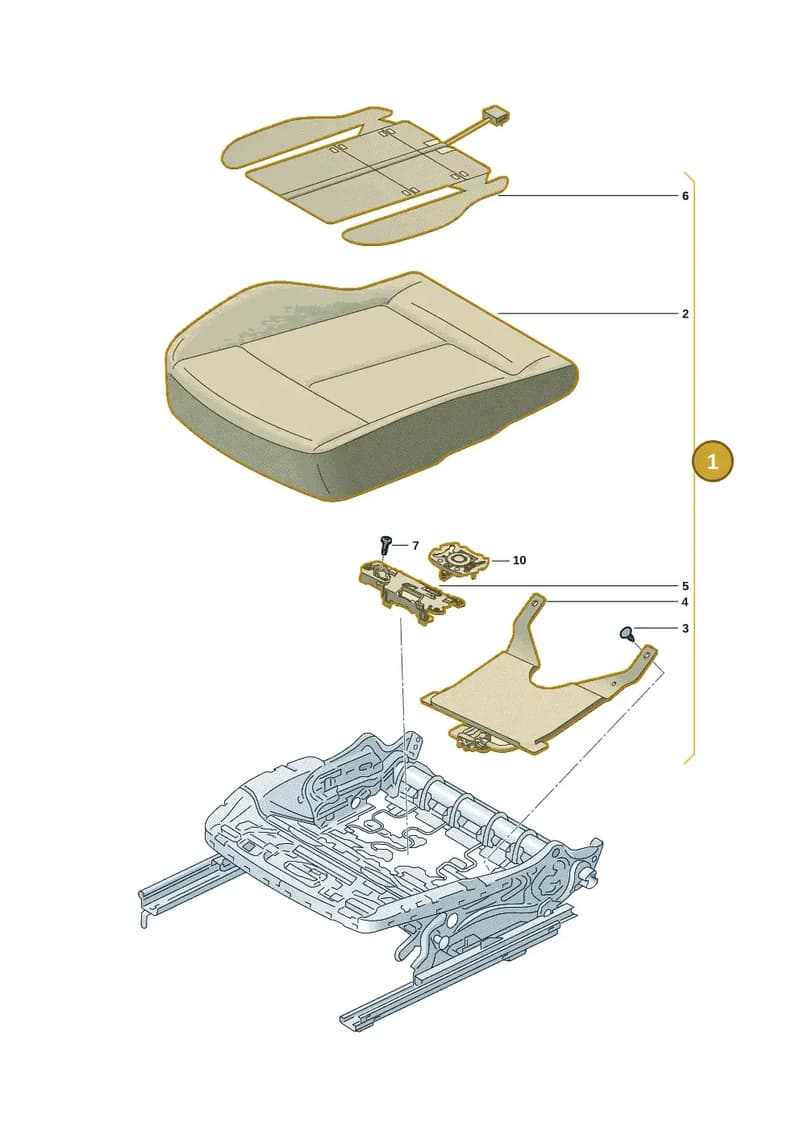 85H898522 — Audi Q6 e-tron (2023-2025) diagram f5s881650, position 1