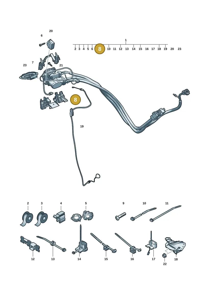 85H907175C — Audi Q6 e-tron (2023-2025) diagram f5s970300, position 8