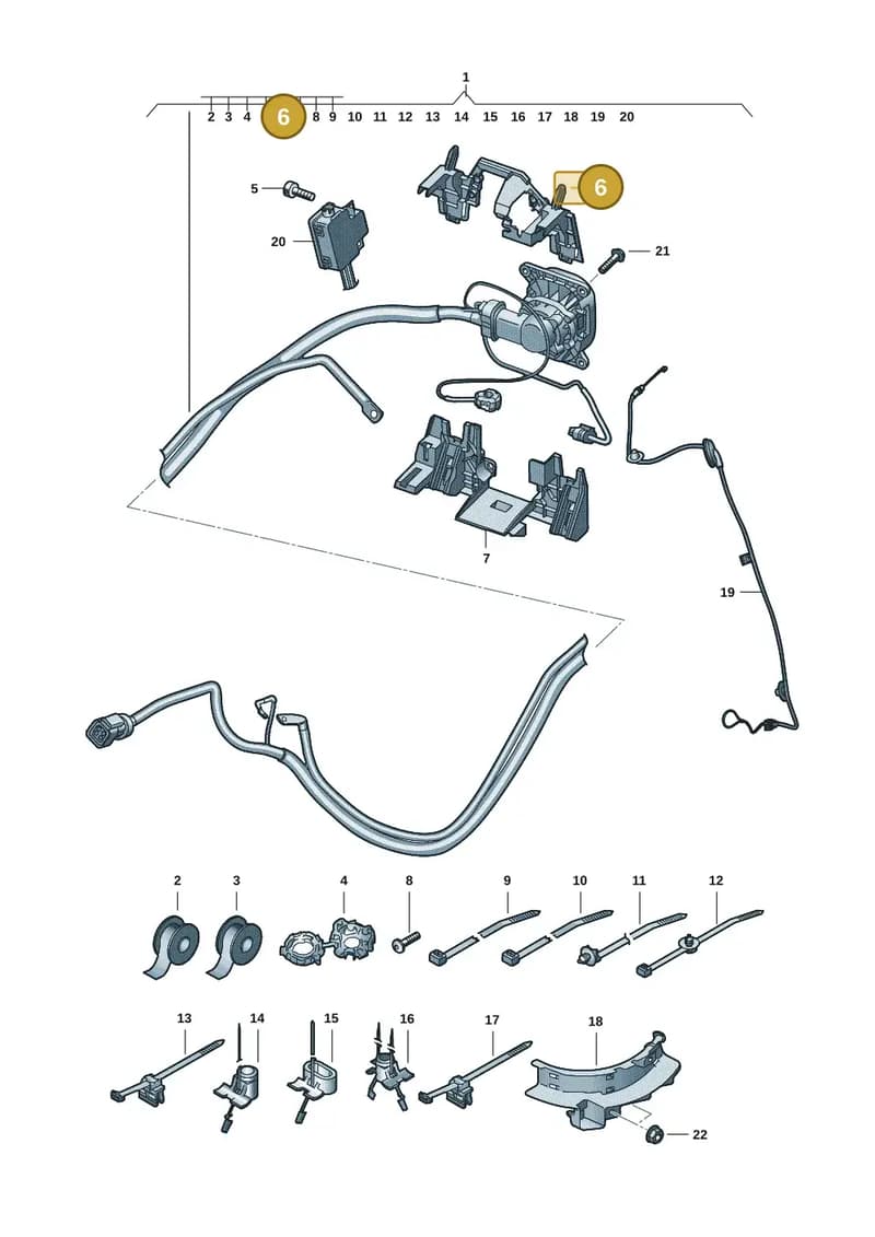 85H907176A — Audi Q6 e-tron (2023-2025) diagram f5s970320, position 6