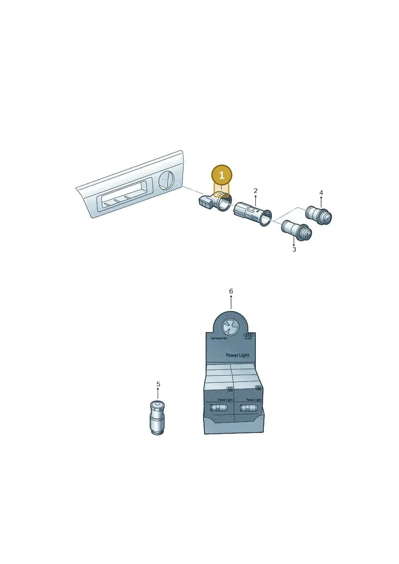 85H919340 — Audi A1 Sportback (2018-2025) diagram 592919900, position 1