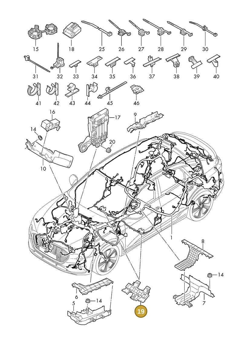 85H937545 — Audi Q6 e-tron (2023-2025) diagram f5s971800, position 19