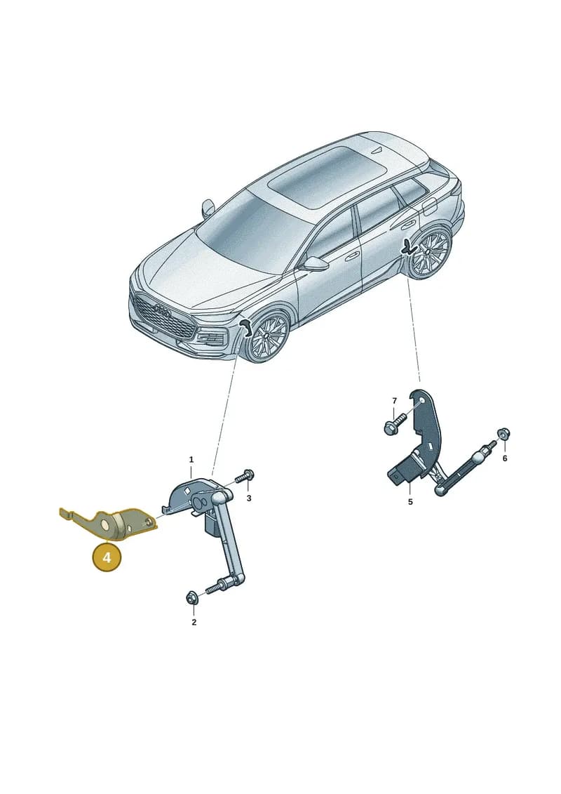 85H941057B — Audi Q6 e-tron (2023-2025) diagram f5s941250, position 4