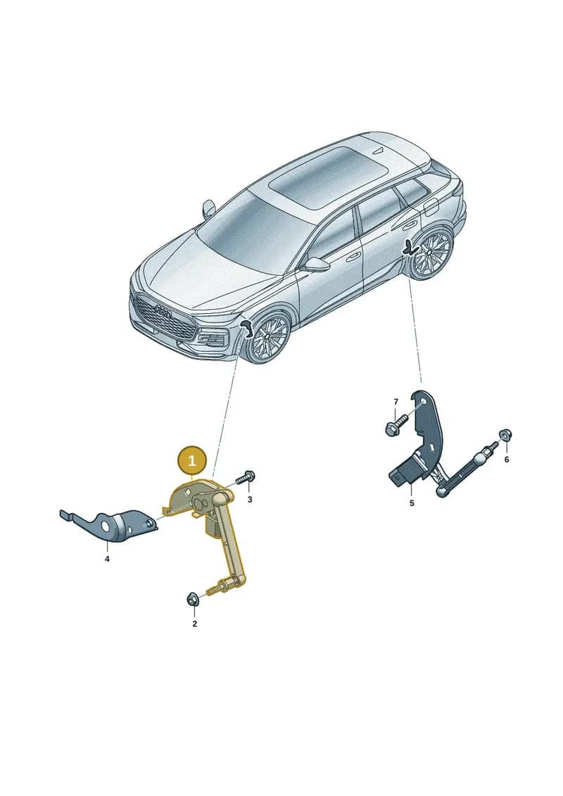 85H941286C — Audi Q6 e-tron (2023-2025) diagram f5s941250, position 1