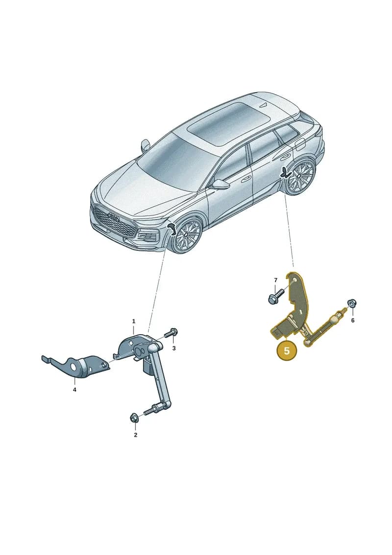 85H941310C — Audi Q6 e-tron (2023-2025) diagram f5s941250, position 5