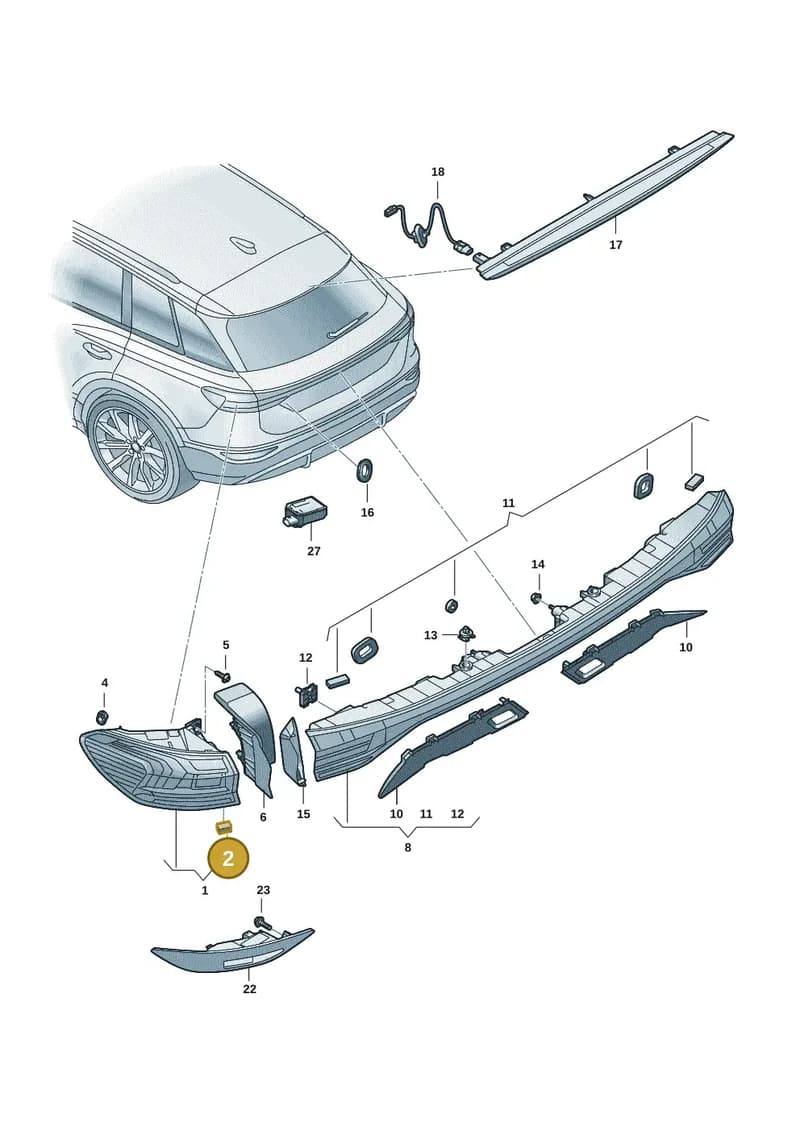 85H945177 — Audi Q6 e-tron (2023-2025) diagram f5s945000, position 2