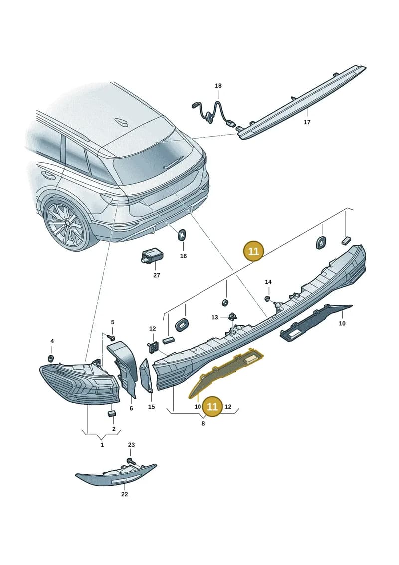 85H945191 — Audi Q6 e-tron (2023-2025) diagram f5s945000, position 11