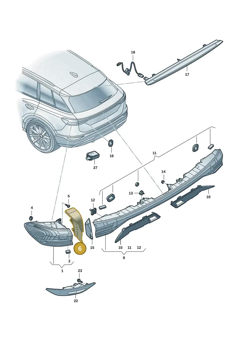 85H945253 — Audi Q6 e-tron (2023-2025) diagram f5s945000, position 6