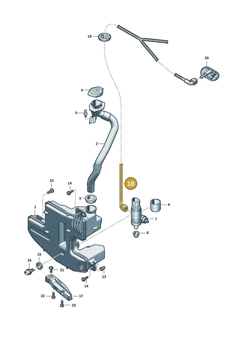 85H955953 — Audi Q6 e-tron (2023-2025) diagram f5s955010, position 18