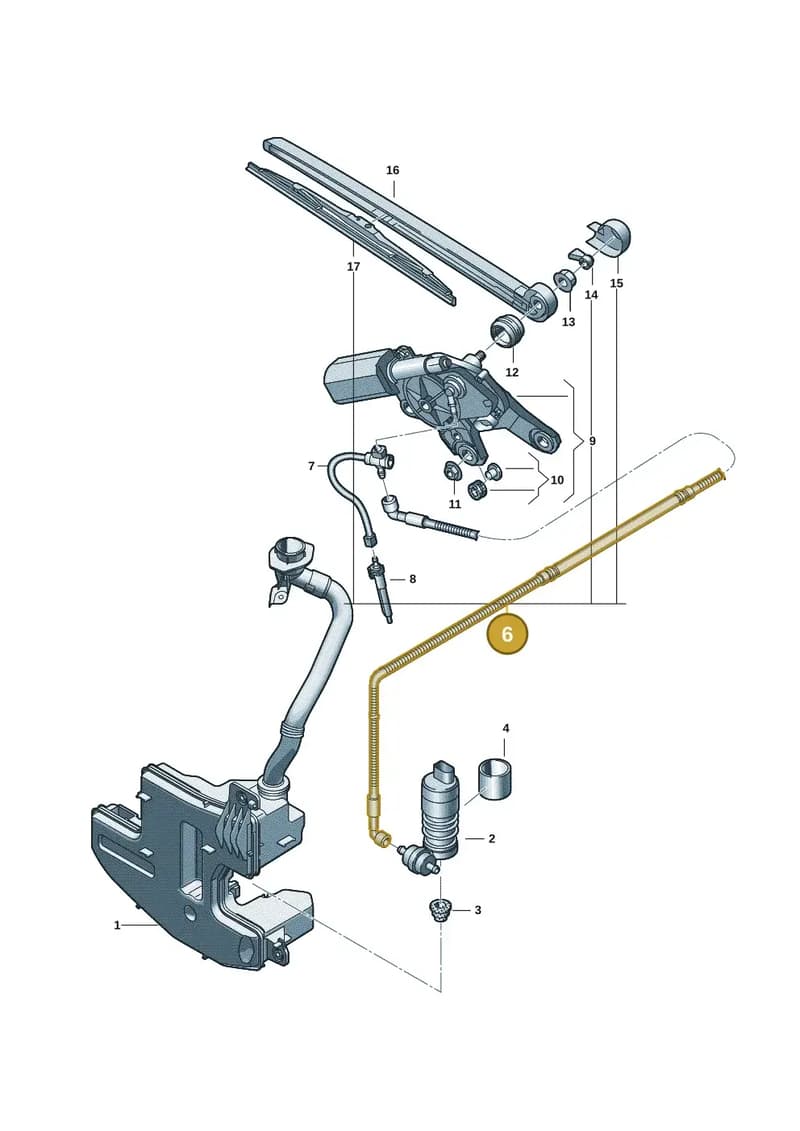 85H955960 — Audi Q6 e-tron (2023-2025) diagram f5s955030, position 6