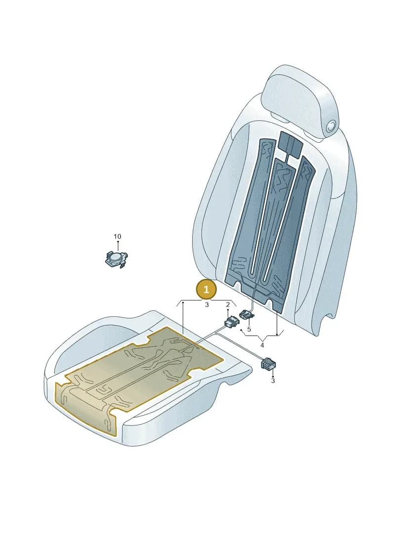 85H963555P — Audi Q6 e-tron (2023-2025) diagram 849963000, position 1