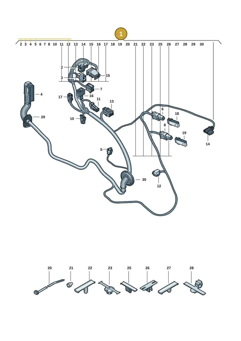 85H971030AH — Audi Q6 e-tron (2023-2025) diagram f5s972330, position 1