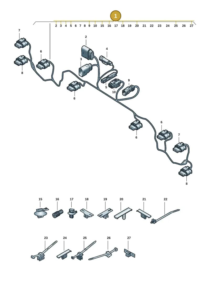 85H971095L — Audi Q6 e-tron (2023-2025) diagram f5s972700, position 1