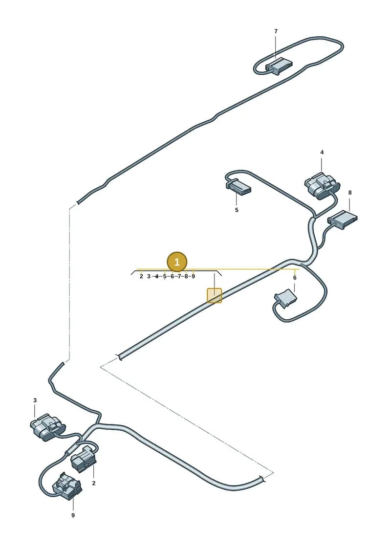 85H971100N — Audi Q6 e-tron (2023-2025) diagram f5s972650, position 1