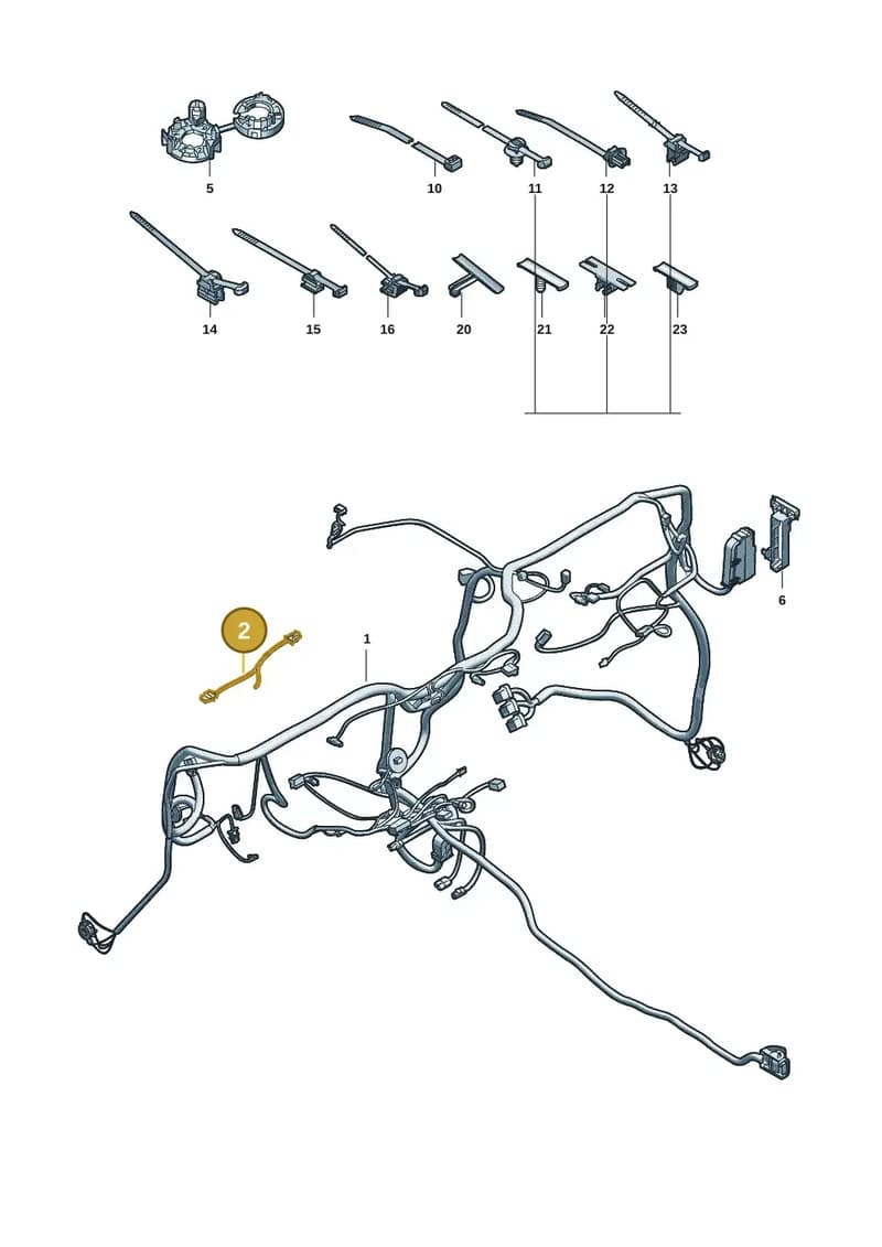 85H971154 — Audi Q6 e-tron (2023-2025) diagram f5s971900, position 2