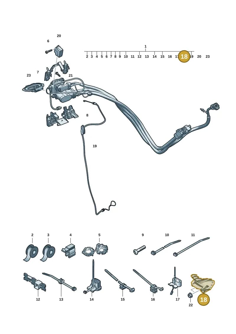 85H971207 — Audi Q6 e-tron (2023-2025) diagram f5s970300, position 18