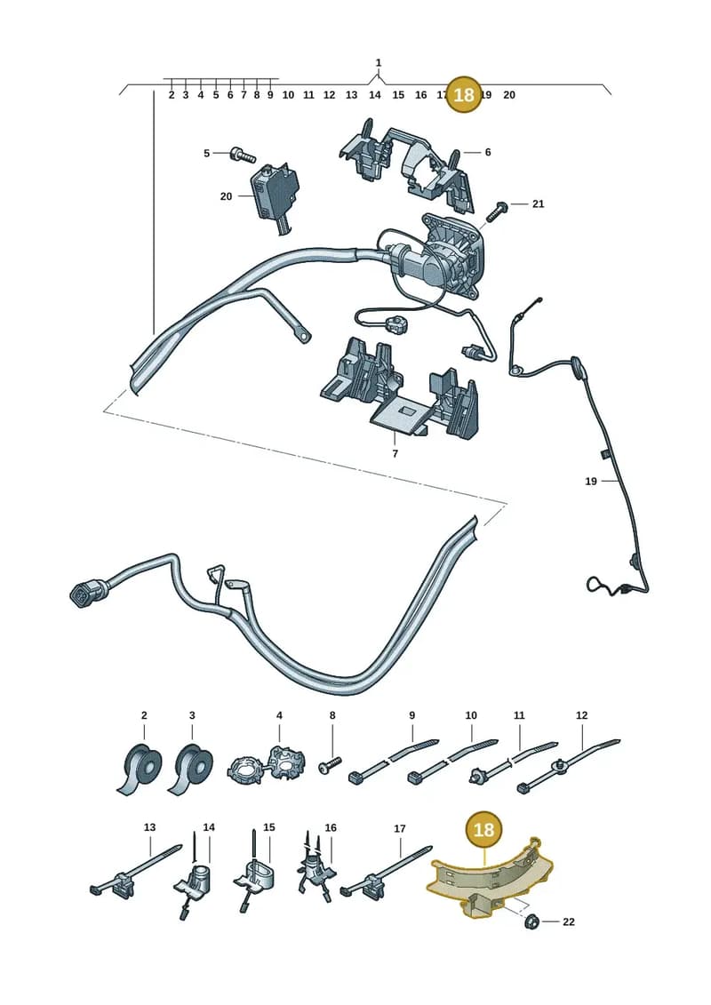85H971208 — Audi Q6 e-tron (2023-2025) diagram f5s970320, position 18