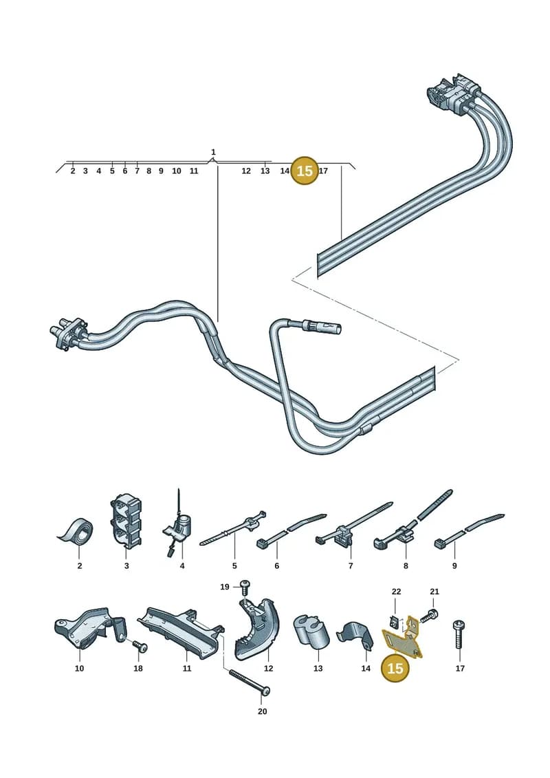85H971262 — Audi Q6 e-tron (2023-2025) diagram f5s970150, position 15