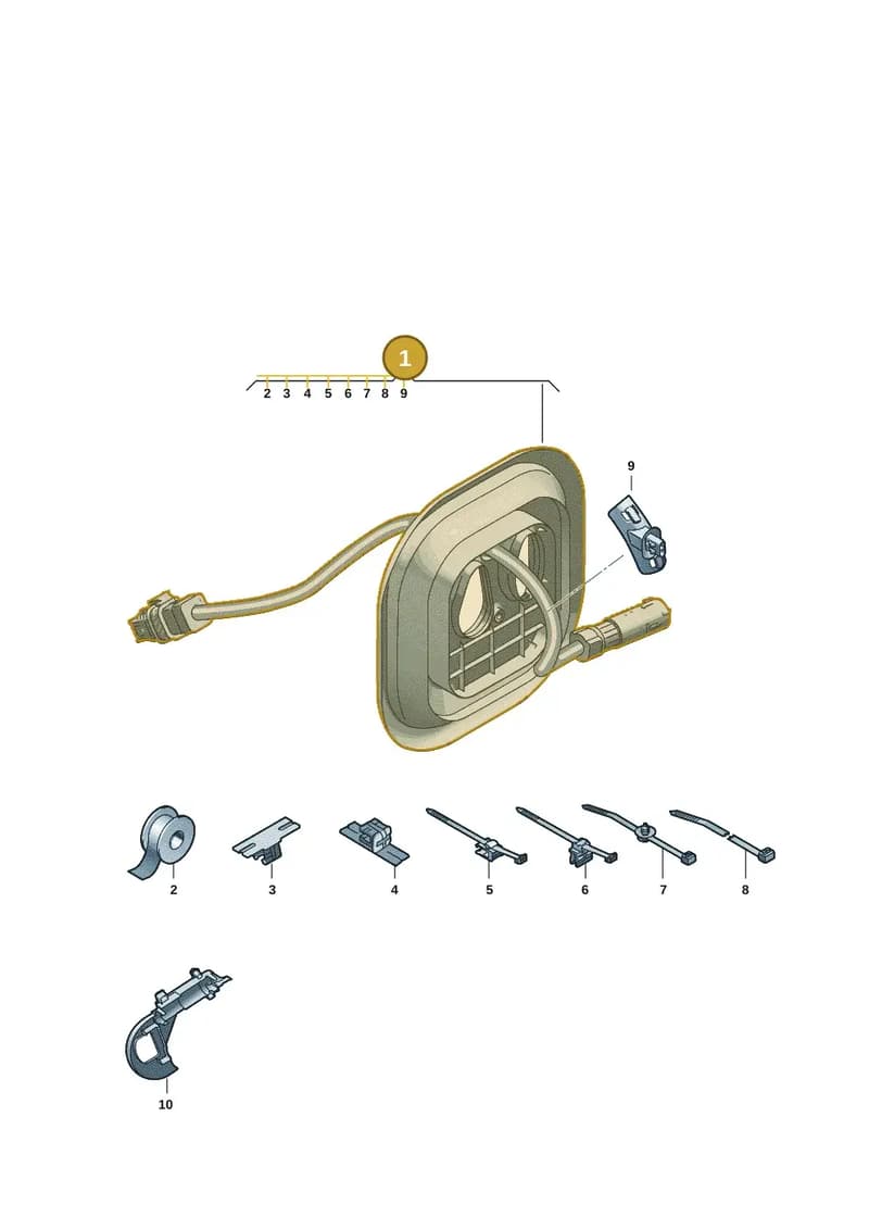 85H971311B — Audi Q6 e-tron (2023-2025) diagram f5s970200, position 1