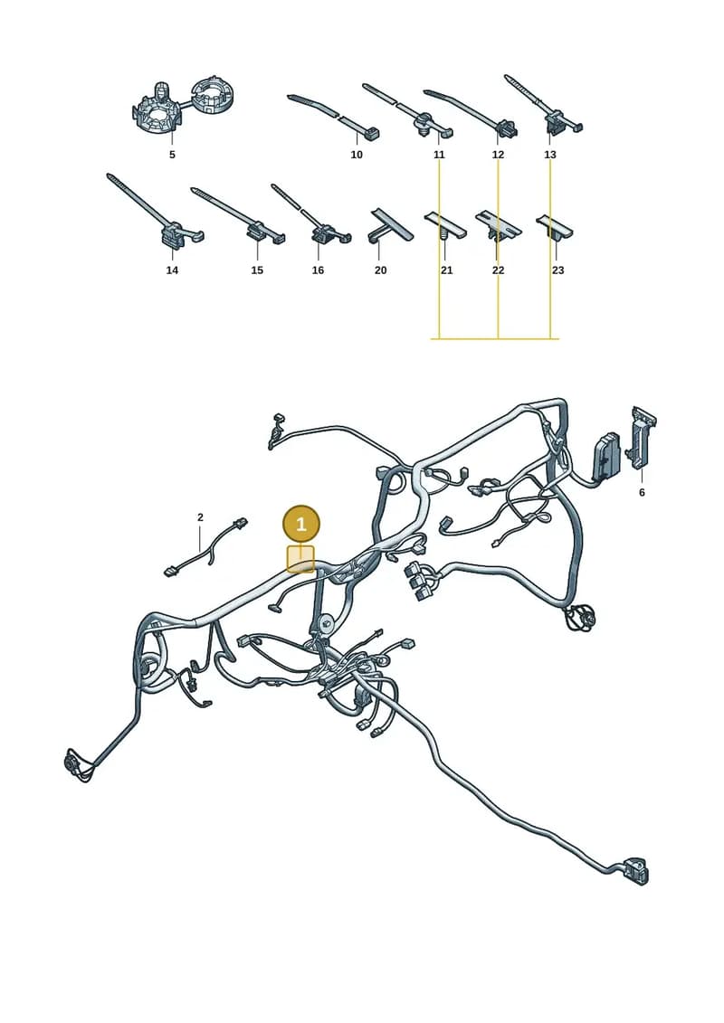 85H971315 — Audi Q6 e-tron (2023-2025) diagram f5s971900, position 1