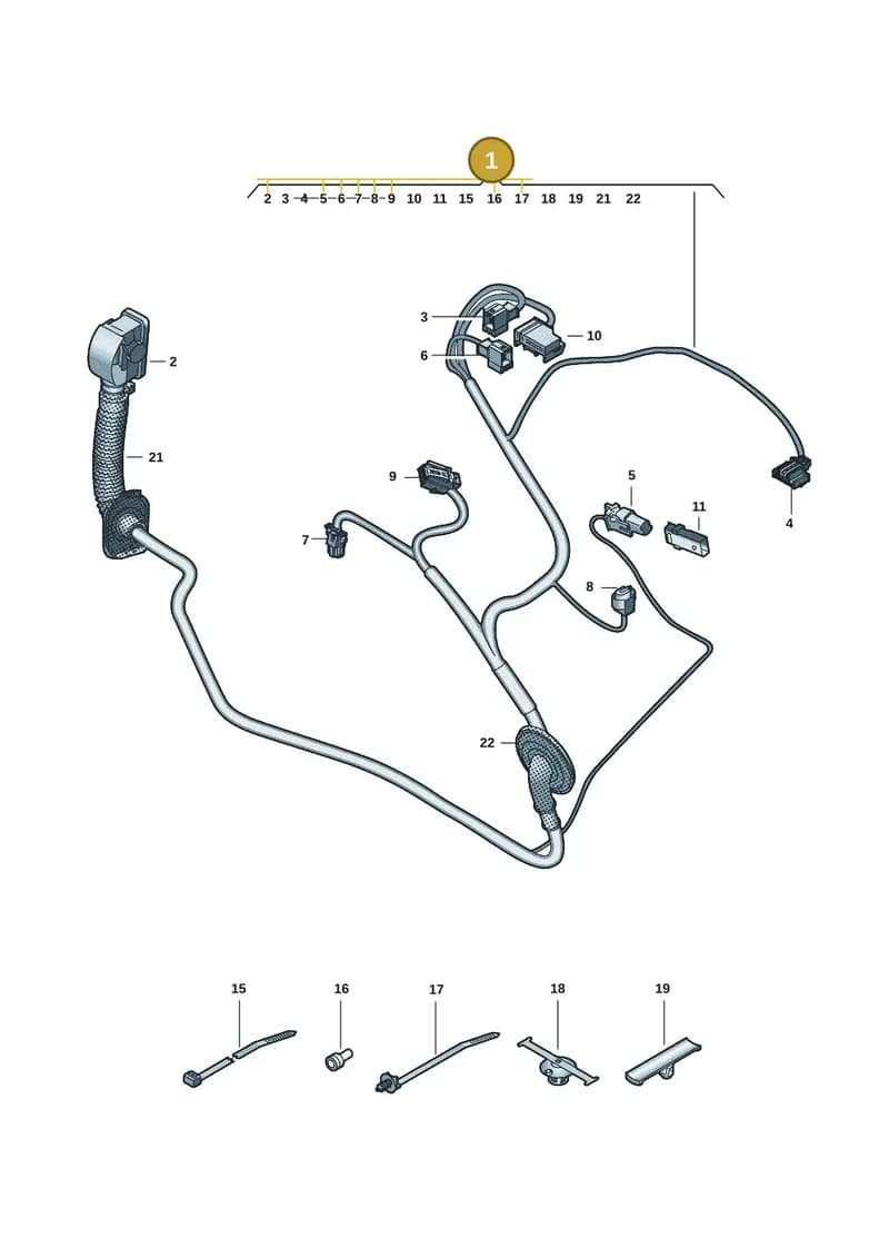 85H971687BA — Audi Q6 e-tron (2023-2025) diagram f5s972350, position 1
