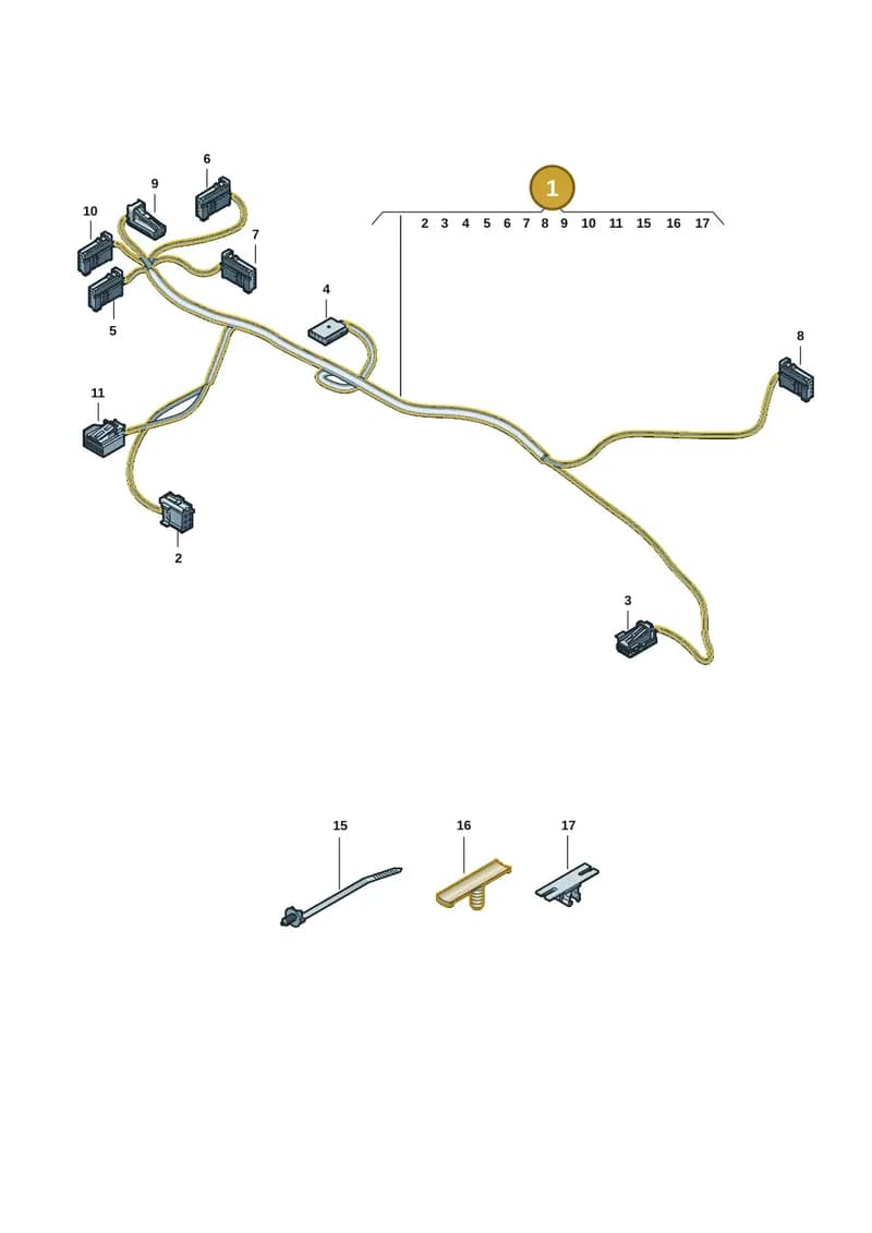 85H971693AJ — Audi Q6 e-tron (2023-2025) diagram f5s972420, position 1