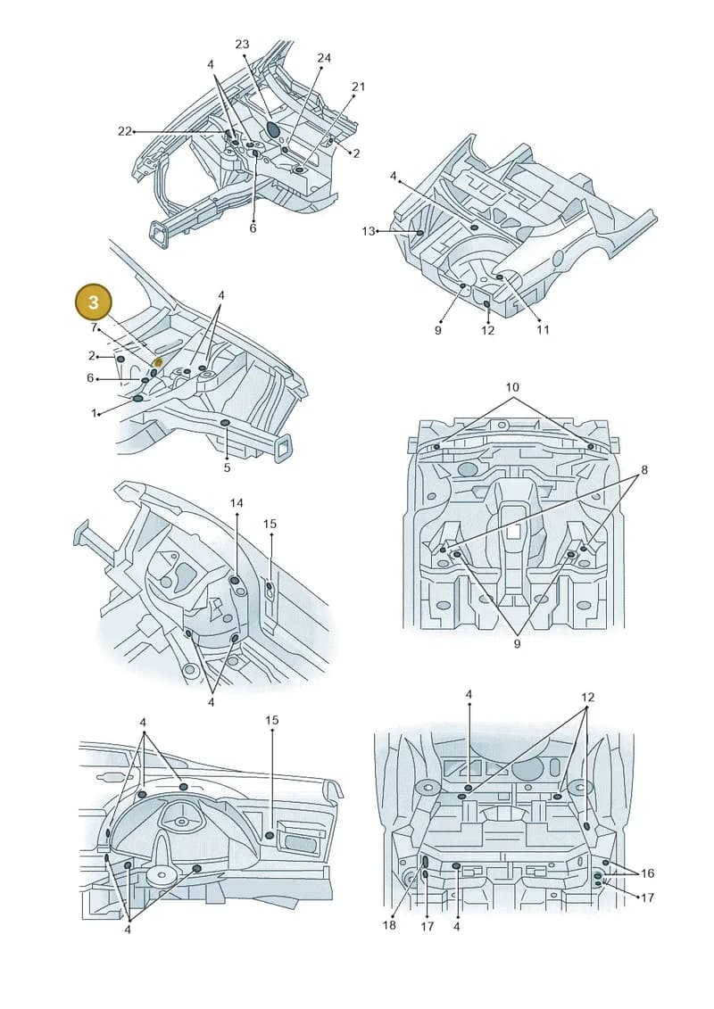 8D0721495B — Volkswagen PASSAT/4MOTION/W8 (2002-2005) diagram 195803350, position 3