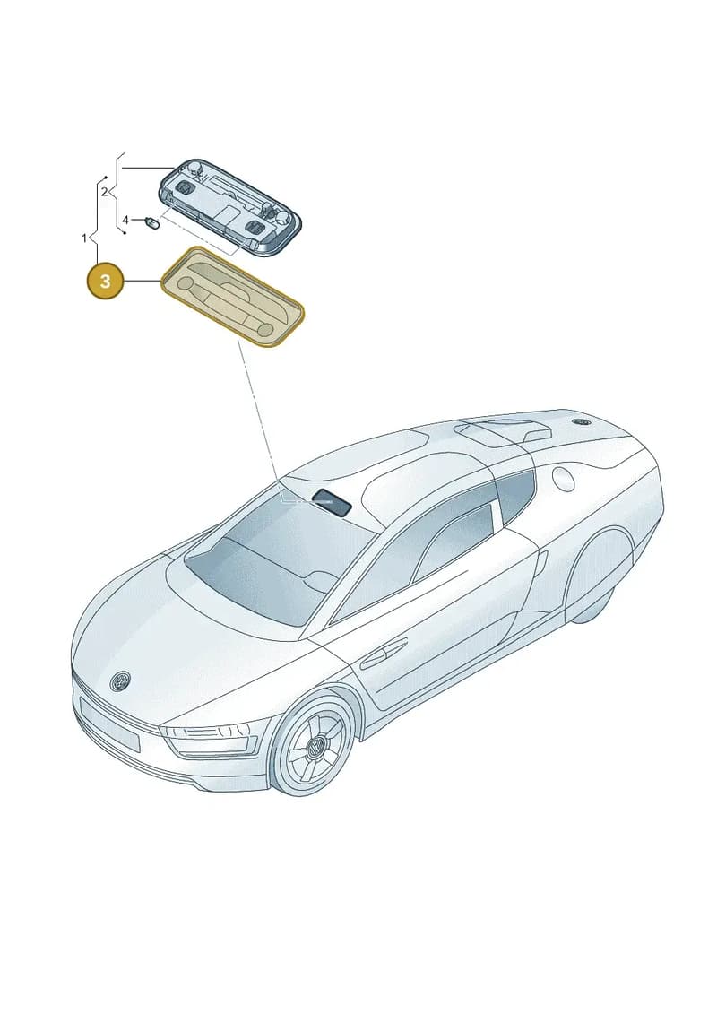 8J0947140M — Volkswagen 6Z3 platform diagram 760947000, position 3