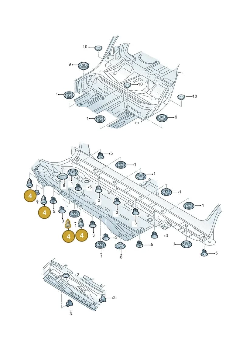8Z0863689 — Audi A6 2.7 TDI (2008-2011) diagram 448803360, position 4