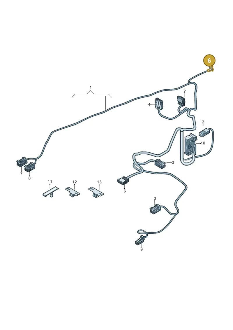 8Z0919238 — Audi Q4 Sportback (2021-2025) diagram 89a972400, position 6