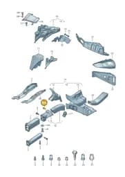 8Z0971506C Volkswagen Contact Plate