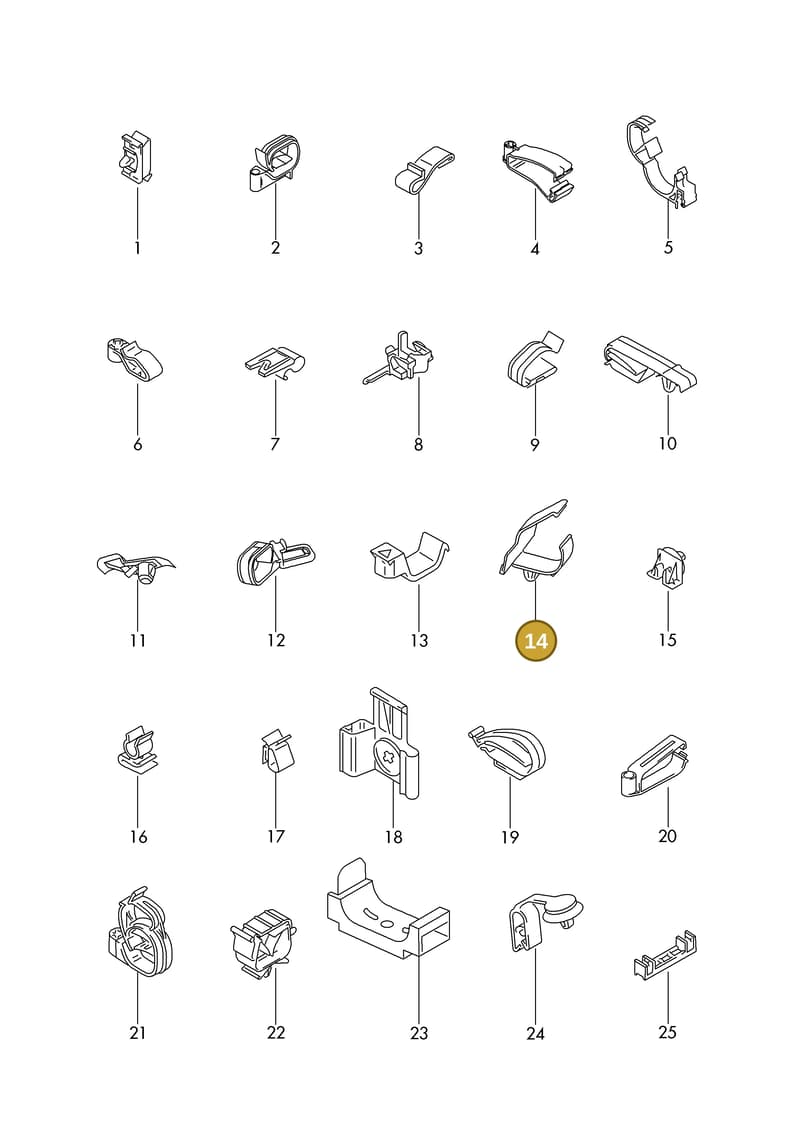 8Z0971848D — Volkswagen 1J0 platform diagram 198977150, position 14
