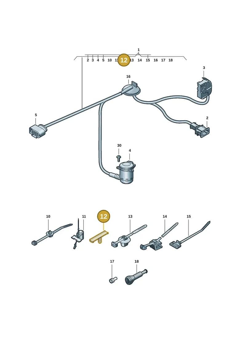 8Z0971848G — Audi A5 Limousine (2024-2025) diagram 8wk972680, position 12