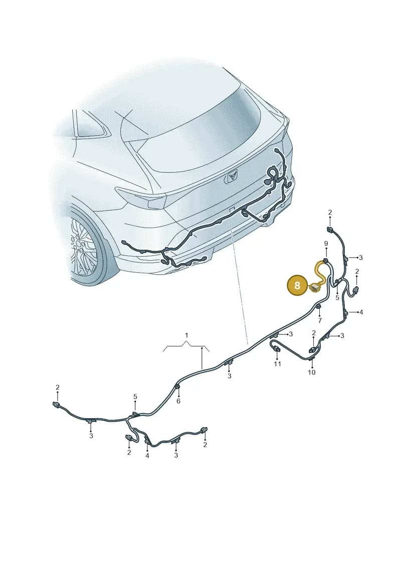 8Z0971848H — SEAT CUPRA Formentor (2020-) diagram 5ff972090, position 8