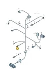8Z0972703 Volkswagen Housing