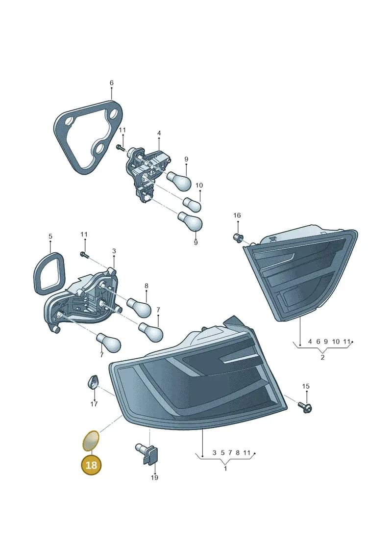 AKL430028 — SEAT Toledo (2015-2019) diagram 742945000, position 18