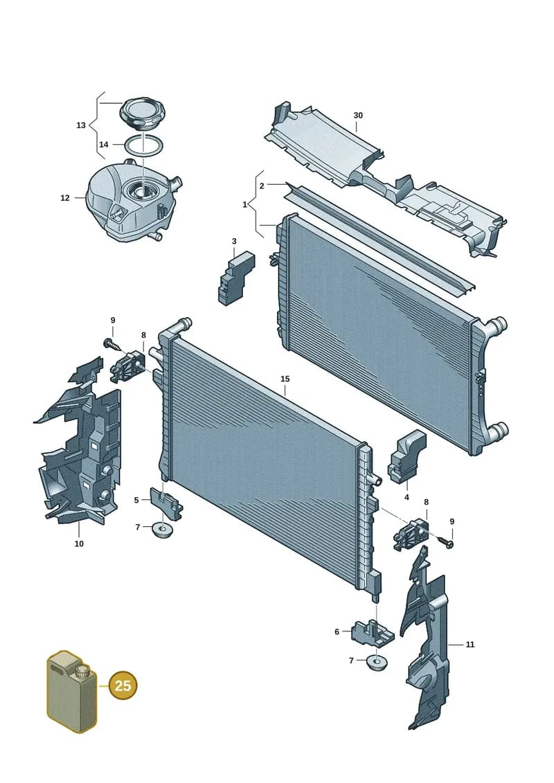 G052188A3 — SEAT Ateca (2016-) diagram 5h0122100, position 25