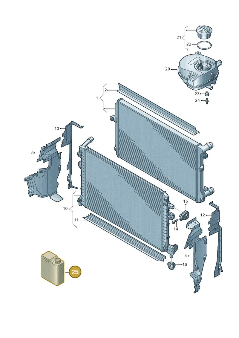 G052188A3 — SEAT Leon (2019-) diagram 596121008, position 25