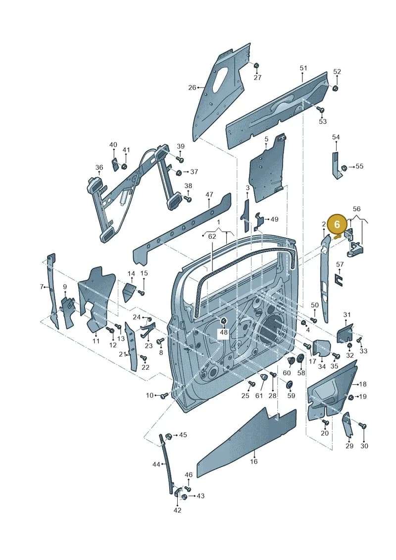 JNV411114 — Audi Q5 (2016-2025) diagram 896831000, position 6