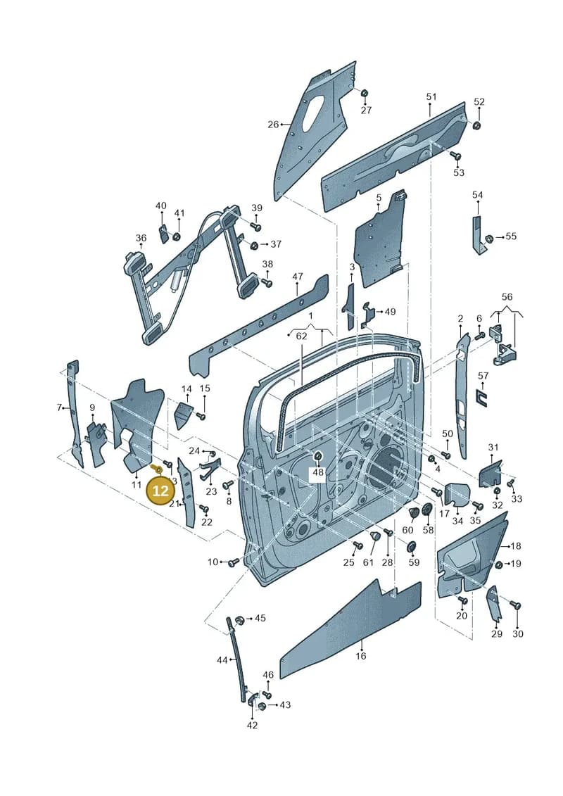 JNV411316 — Audi Q5 (2016-2025) diagram 896831000, position 12