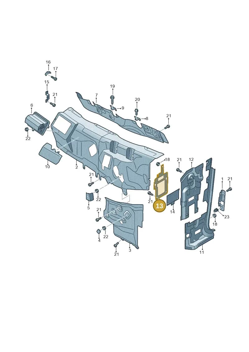 JNV809133 — Audi Q5 (2016-2025) diagram 896800055, position 13