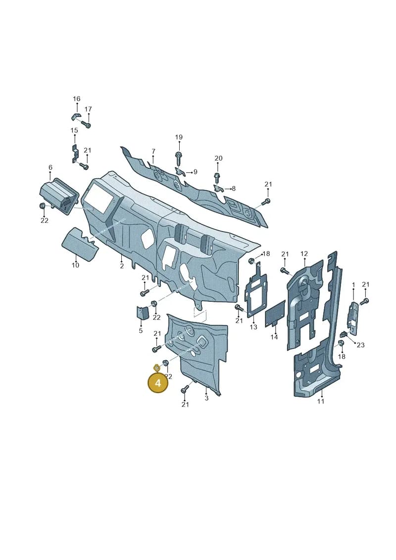 JNV810255 — Audi Q5 (2016-2025) diagram 896800055, position 4