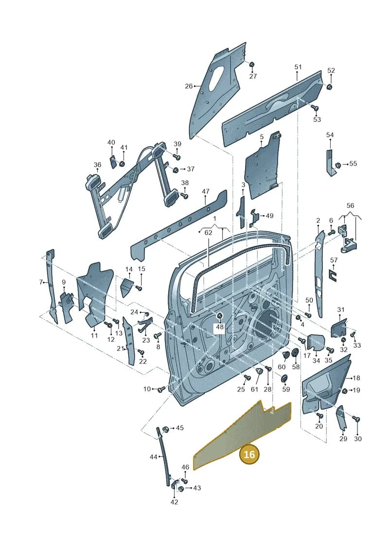 JNV831119 — Audi Q5 (2016-2025) diagram 896831000, position 16