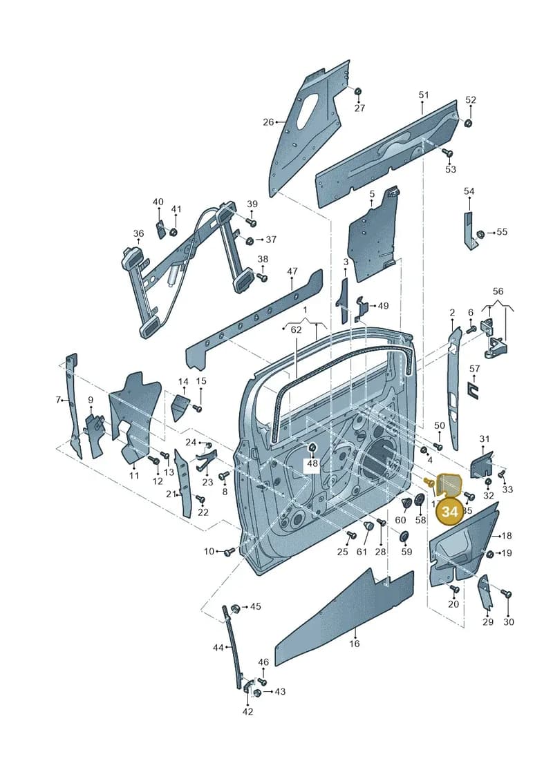 JNV831328 — Audi Q5 (2016-2025) diagram 896831000, position 34