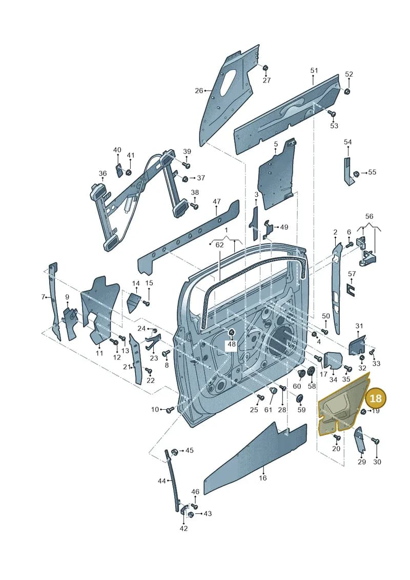 JNV831412 — Audi Q5 (2016-2025) diagram 896831000, position 18